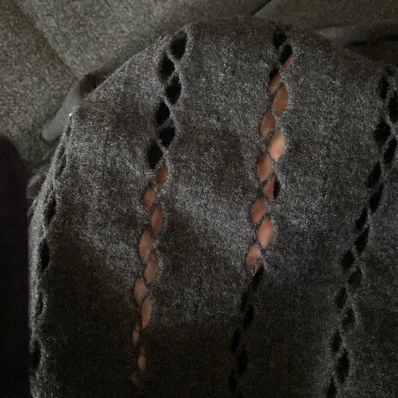 NWT COS merino wool open knit turtleneck sweater dress - size L - Picture 3 of 4